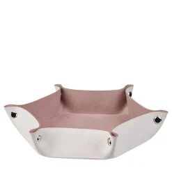 ADJ Style Vide poche in pelle color ostrica e Rosa Cenere