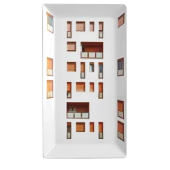 Grand Tour by Vito Nesta Videopoche rettangolare in porcellana La Finestra Sul Cortile #1