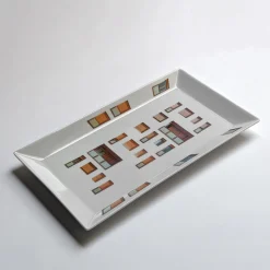 Grand Tour by Vito Nesta Videopoche rettangolare in porcellana La Finestra Sul Cortile #1