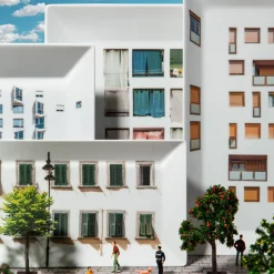 Grand Tour by Vito Nesta Videopoche rettangolare in porcellana La Finestra Sul Cortile #1