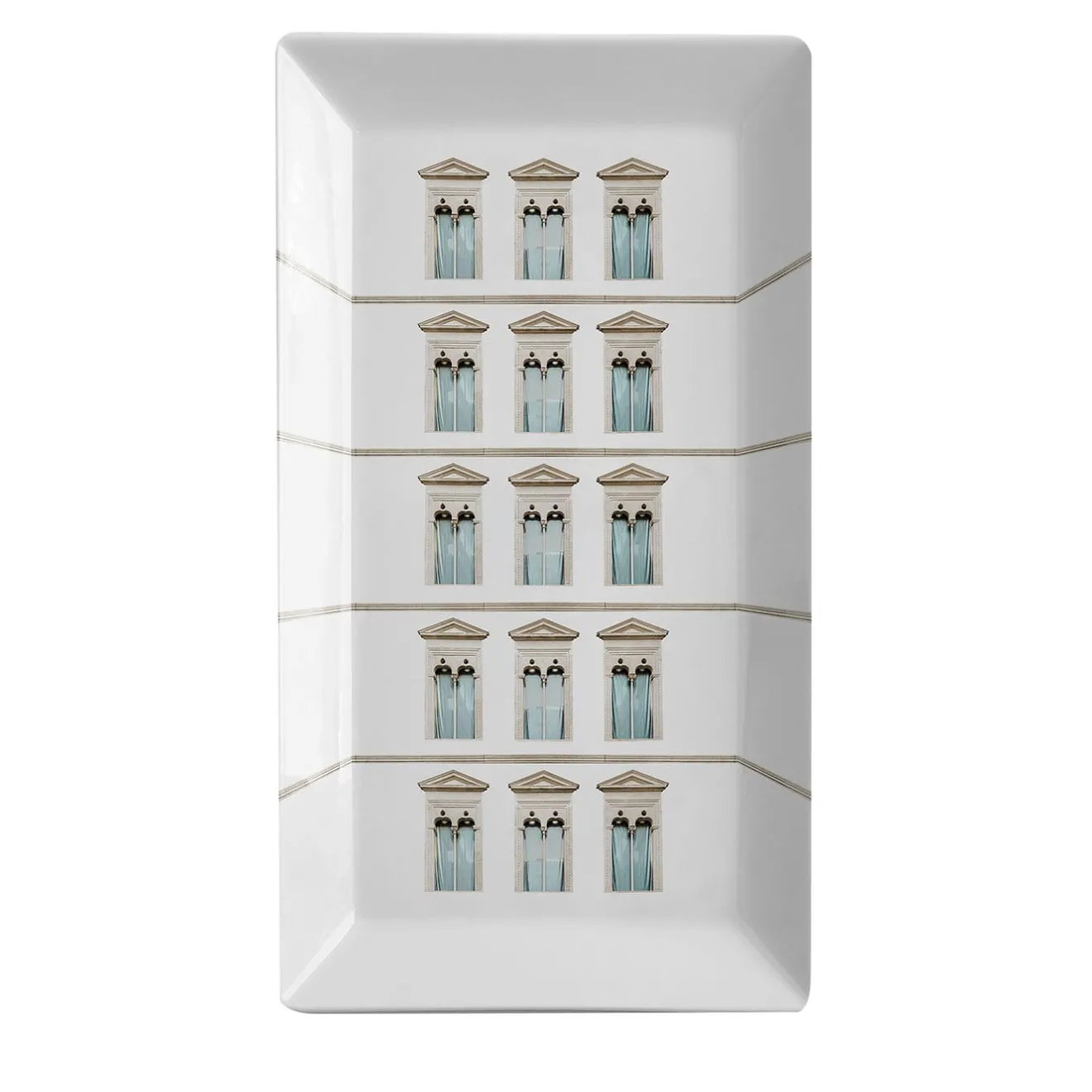 Grand Tour by Vito Nesta Videopoche rettangolare in porcellana La Finestra Sul Cortile #2