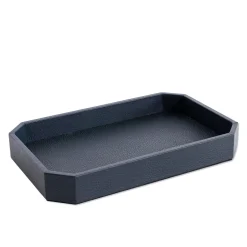 Cassigoli Vide-poche media Del Monte in legno e pelle blu Capri